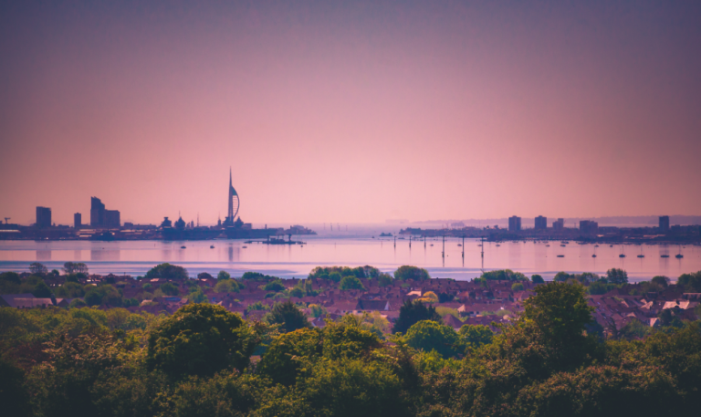 Compass Associates - View of Portsmouth skyline with iconic landmarks