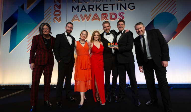 Compass Associates - Our in-house marketing team being presented the RMA award 