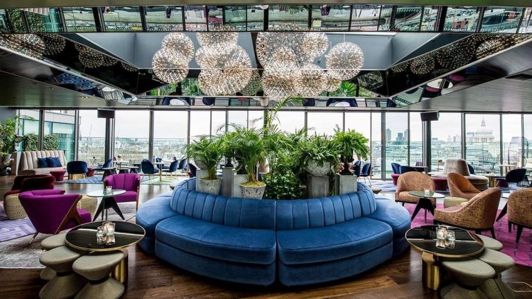 Photo of an event space within the Sea Containers Hotel